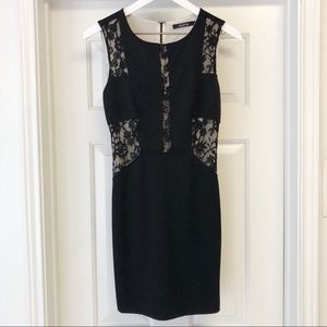 NWT Ark & Co Little Black Dress With Lace